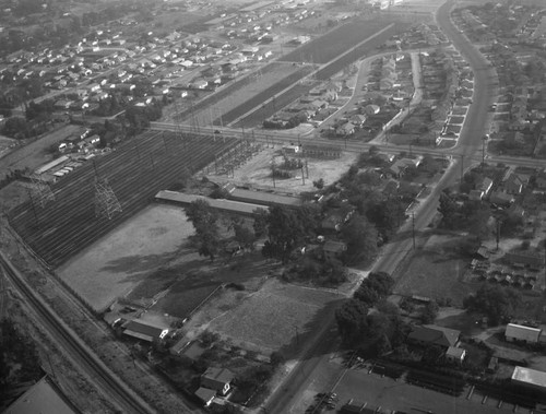 Walnut Grove Avenue and Grand Avenue, Rosemead, looking southeast