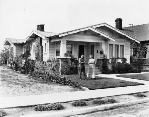 Couple on the lawn