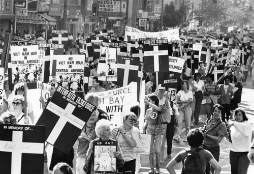 Ideological clash on streets of L.A