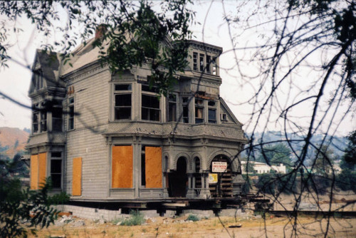 Castle's exterior, Montecito Heights