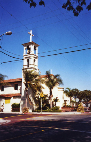 Holy Family Catholic Church, corner view