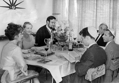 Van Nuys family observes Passover in novel manner