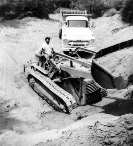 Man at work in construction