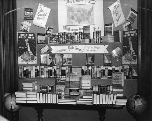 Book display at Bullock's