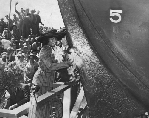 Christening the Booker T. Washington