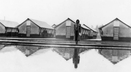 School flooding in Compton