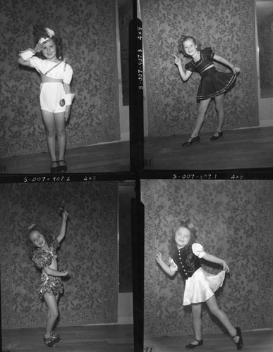 Children in dance costumes