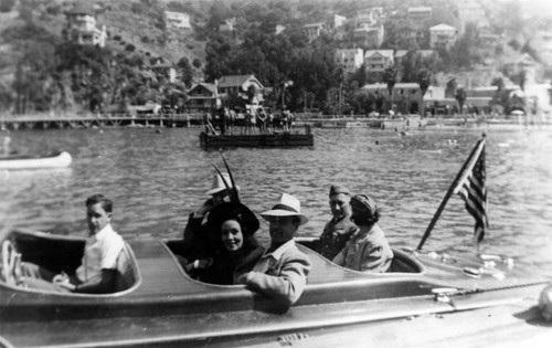 Arriving at Catalina Island