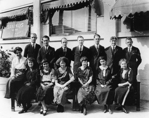 Bank employees, Highland Park