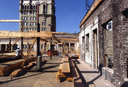 Pan American building construction — Calisphere