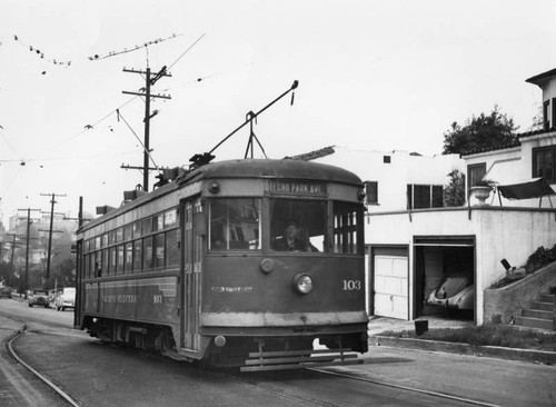 Echo Park Ave. PE car