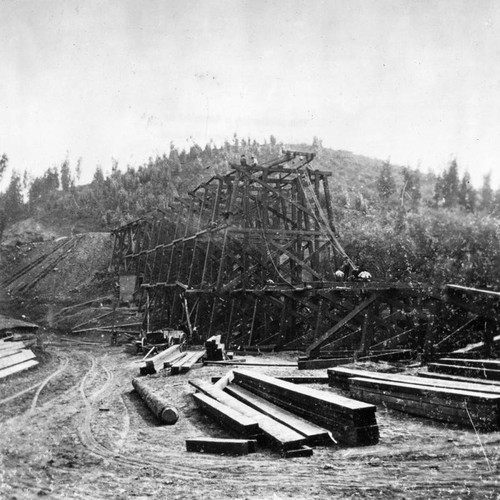 Construction for Pacific Electric service