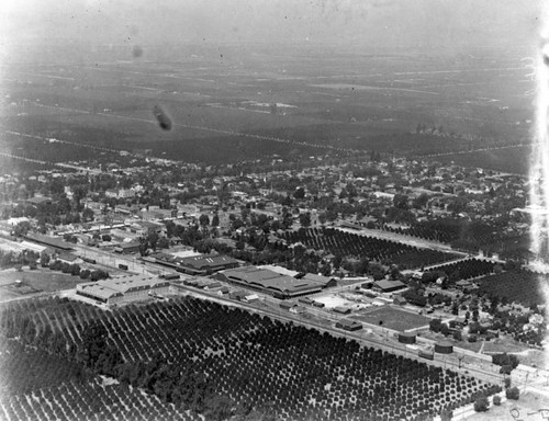 Upland aerial view