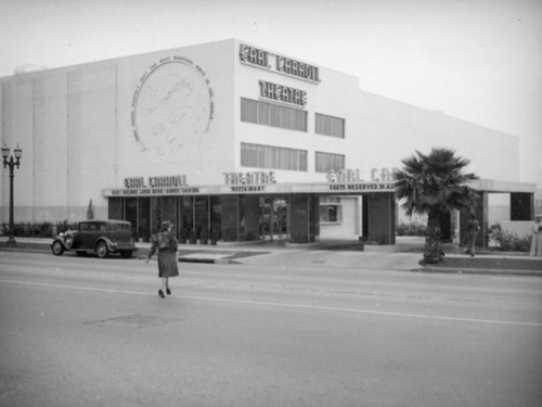 Earl Carroll Theatre on Sunset Boulevard