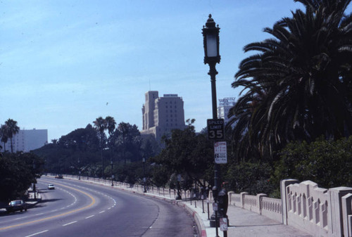 Looking west from MacArthur Park