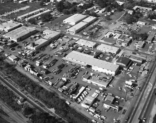 Chandler Lumber Company, Van Nuys Boulevard, looking north