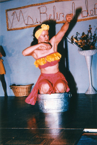 Dancer at Miss Belize contest