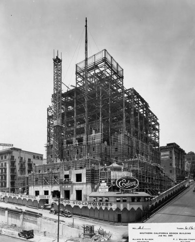 Southern California Edison Building, frame