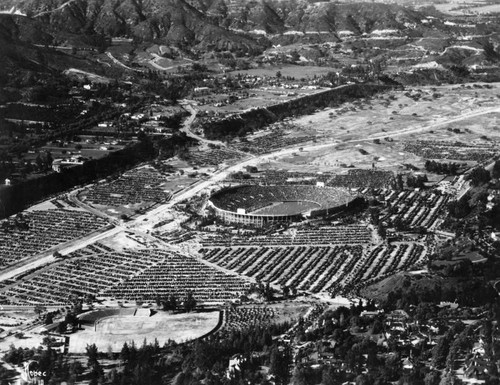 Rose Bowl, aerial