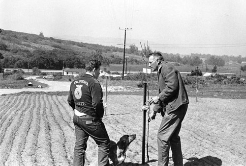 Men in a field