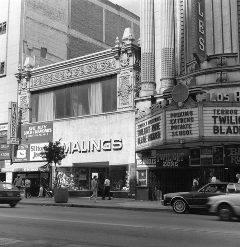 Shops along Broadway