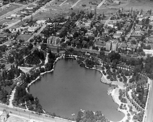 MacArthur Park aerial view