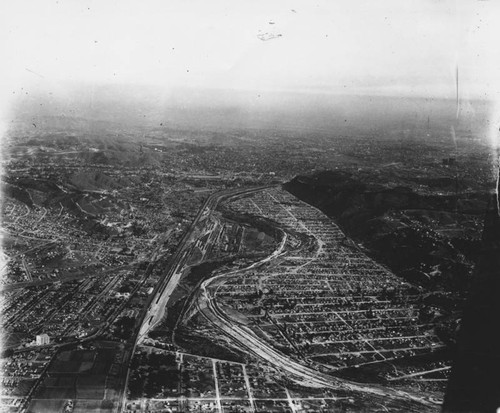 Aerial view of Cypress Park