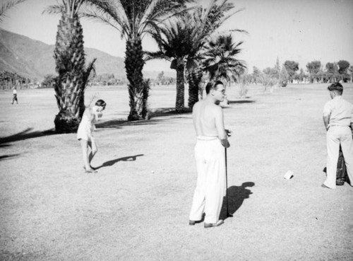 Golfing in Palm Springs