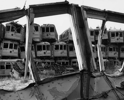 L. A. Railway's rotting cars