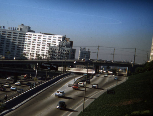 Harbor Freeway at 4th Street