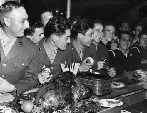 Thanksgiving at the Hollywood Canteen