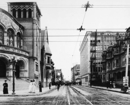 Early view of West 6th Street