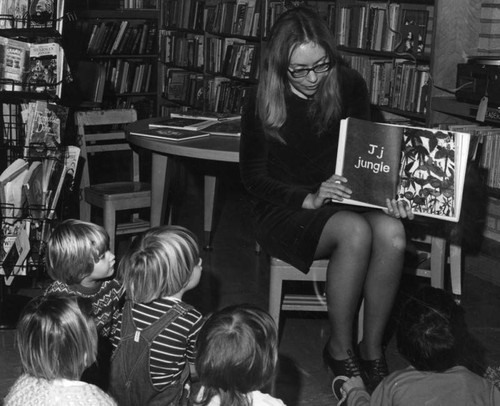 Story hour at the Mar Vista Branch Library