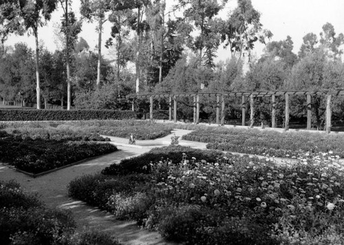 In the gardens, Scripps College