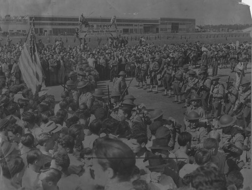 Troops push back one of the picket lines