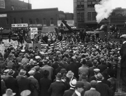 Los Angeles City Hall groundbreaking