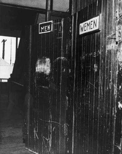 Toilet facilities in a slum dwelling