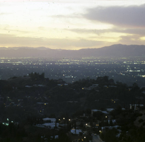 San Fernando Valley from Mulholland Drive