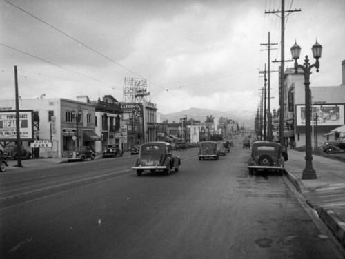 Vermont Avenue north towards First Street