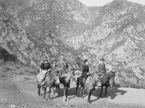 Group of riders, Mount Lowe