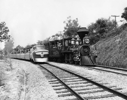 Trains at Disneyland