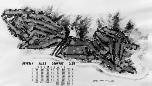 Beverly Hills Country Club, artist's drawing