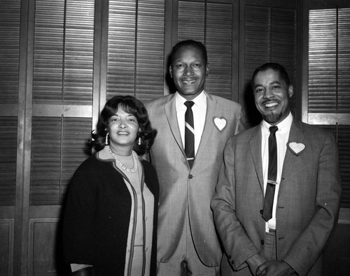 Tom Bradley, Ernie Freeman and unidentified woman