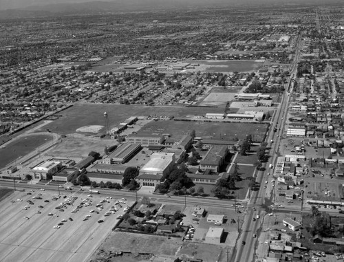 Excelsior High School, Norwalk, looking north