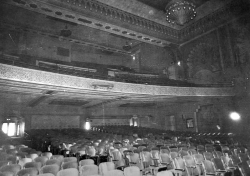 Auditorium interior of the Lincoln Theatre