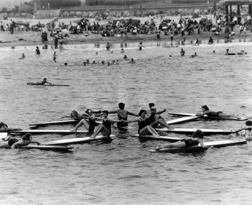 Surfboard display, Santa Monica