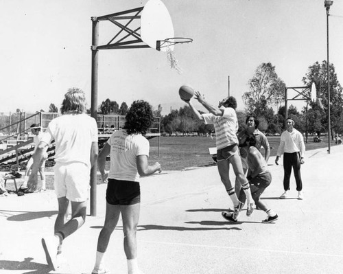 Basketball players