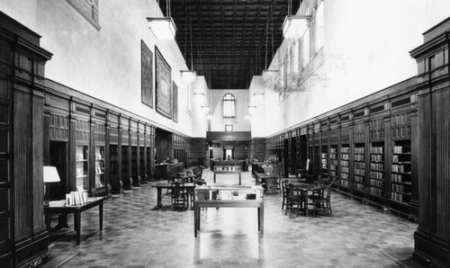 Pasadena Public Library reading room