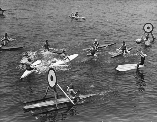 Water sports at Long Beach