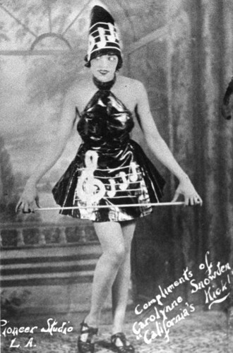 Carolynne Snowden in costume